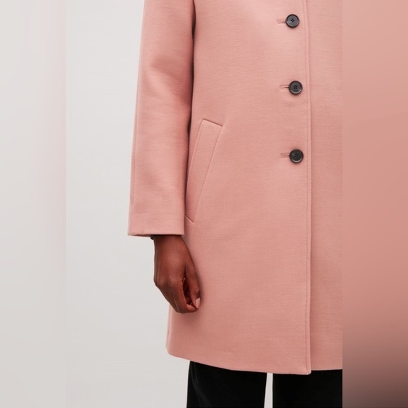 COS Wool Car coat Size 6 in Blush (muted) Pink - Picture 15 of 15